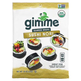 gimMe, Sushi Nori, Seaweed Wraps , 0.81 oz (23 g)