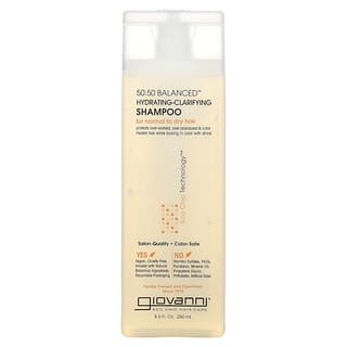 Giovanni, 50:50 Balanced, Hydrating-Clarifying Shampoo, ausgeglichenes, feuchtigkeitsspendendes-klärendes Shampoo, für normales bis trockenes Haar, 250 ml, (8,5 fl. oz.)
