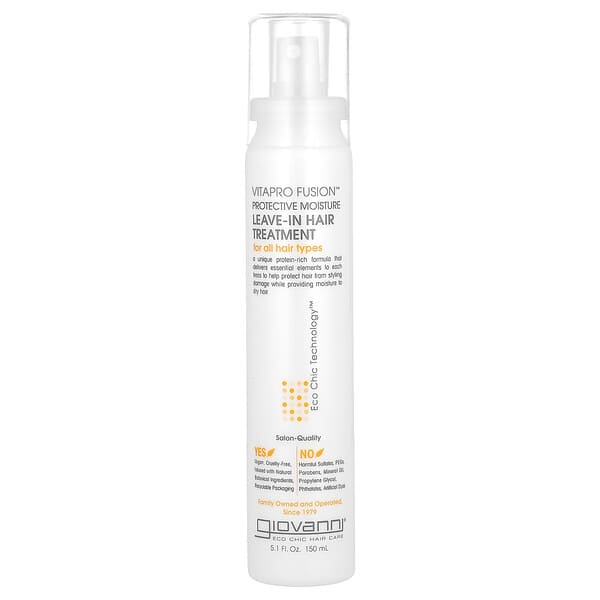 Giovanni, Vitapro Fusion, 프로텍티브 모이스처, 리브-인 트리트먼트, 모든 모발용, 150ml(5.1fl oz)