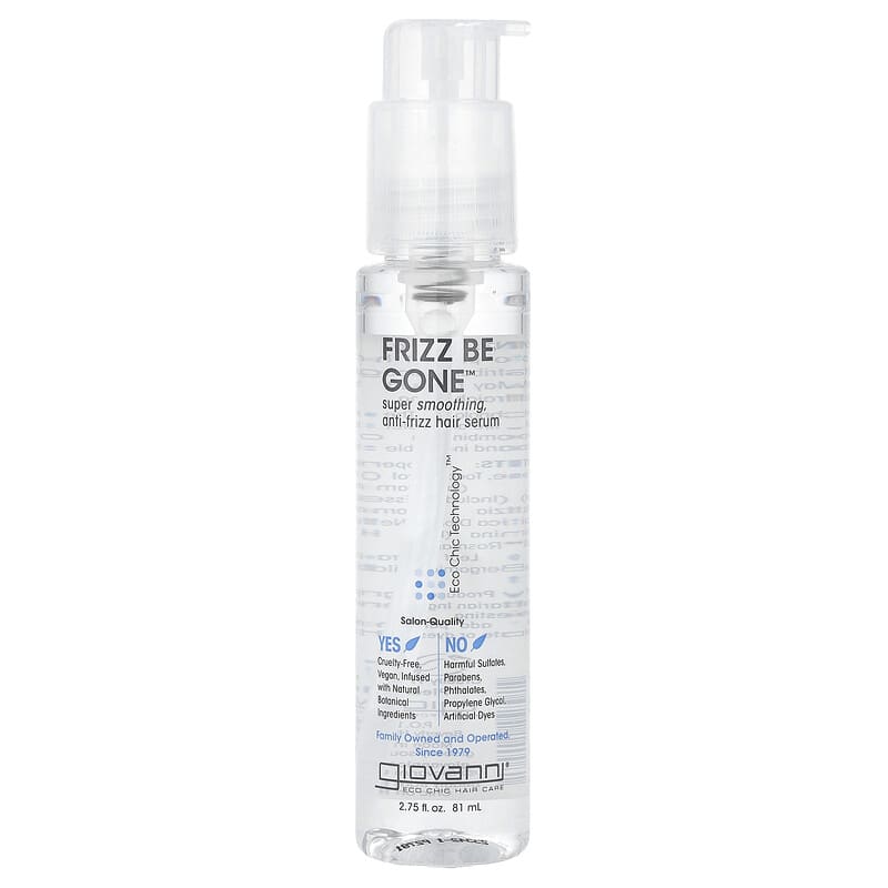 Frizz Be Gone™（なめらかな髪に）、スーパースムージング、広がり
