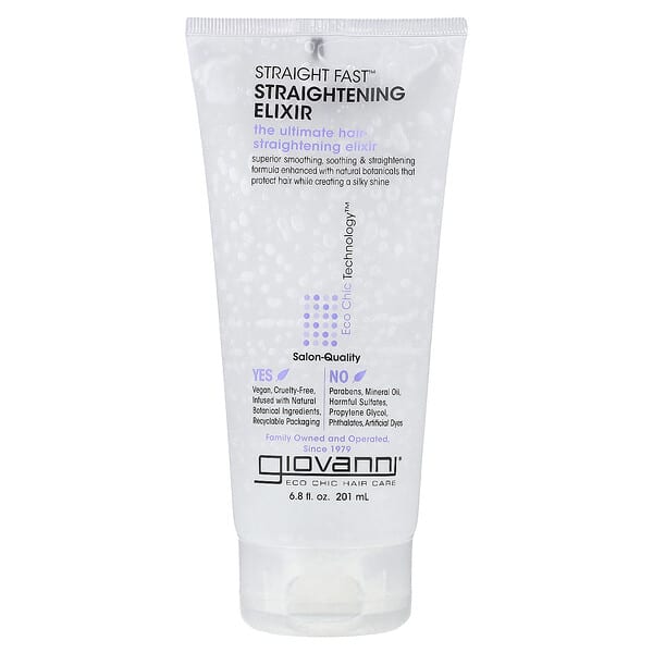 Giovanni, 스트레이트 패스트™, 스트레이트닝 엘릭서, 201ml(6.8fl oz)