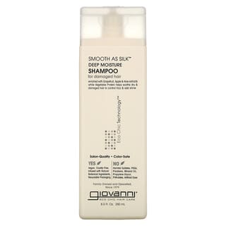 Giovanni, Smooth As Silk, Hidratação Profunda, Shampoo, Para Cabelos Danificados, 250 ml (8,5 fl oz)