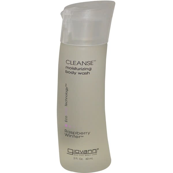 Giovanni (지오바니), Cleanse Moisturizing Body Wash, Raspberry Winter, 2 fl oz (60 ml)