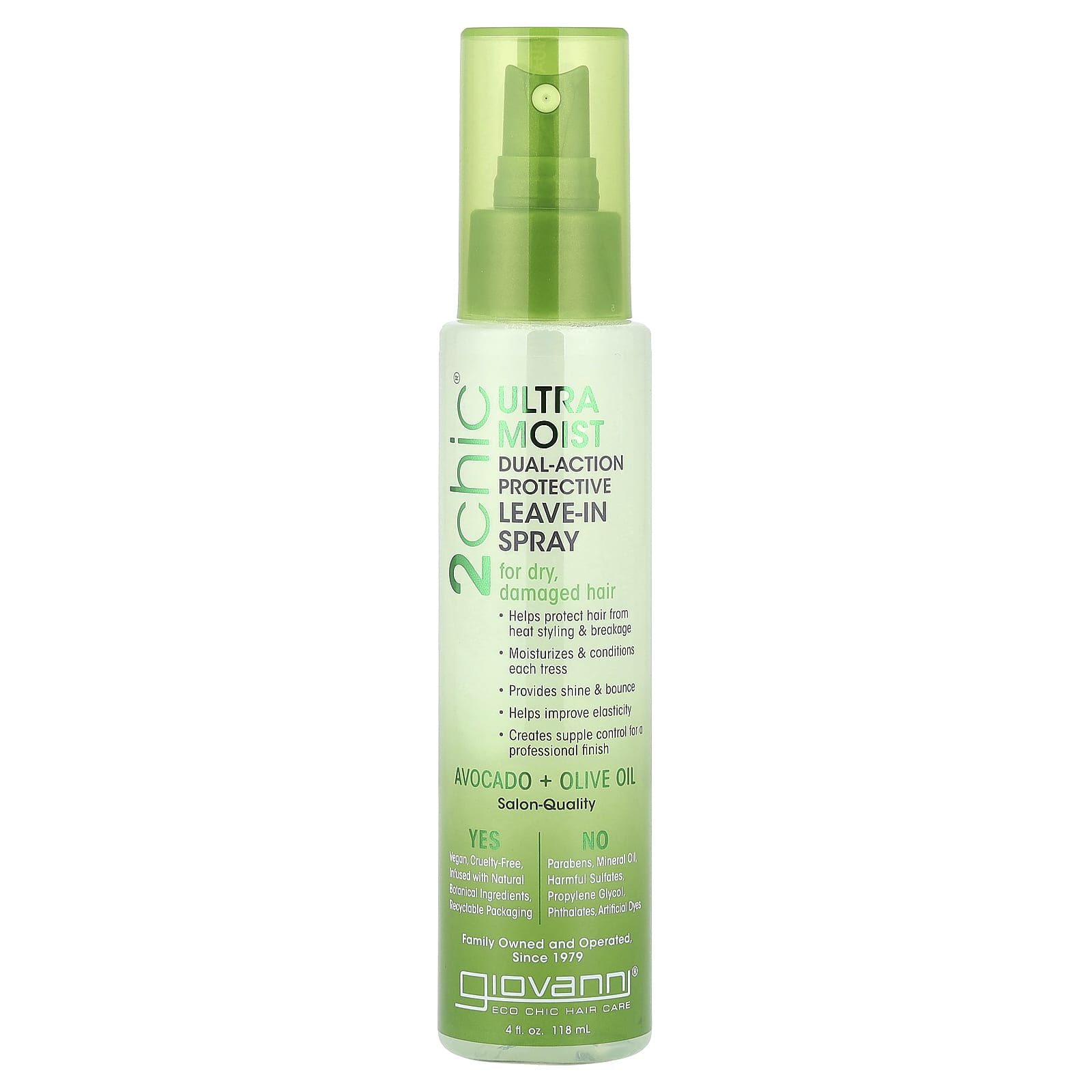 2chic®, Ultra Moist Dual-Action Protective Leave-In Spray, For Dry