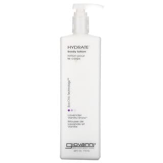 Giovanni, Hydrate, Body Lotion, Lavender Vanilla Snow,  24 fl oz (710 ml)