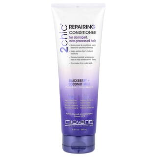 Giovanni, 2chic®, Repairing Conditioner, For Damaged, Over-Processed Hair, Blackberry + Coconut Milk, 8.5 fl oz (250 ml)