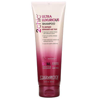 Giovanni, 2chic, Ultra-Luxurious Shampoo, To Pamper Stressed-Out Hair, Cherry Blossom + Rose Petals, 8.5 fl oz (250 ml)