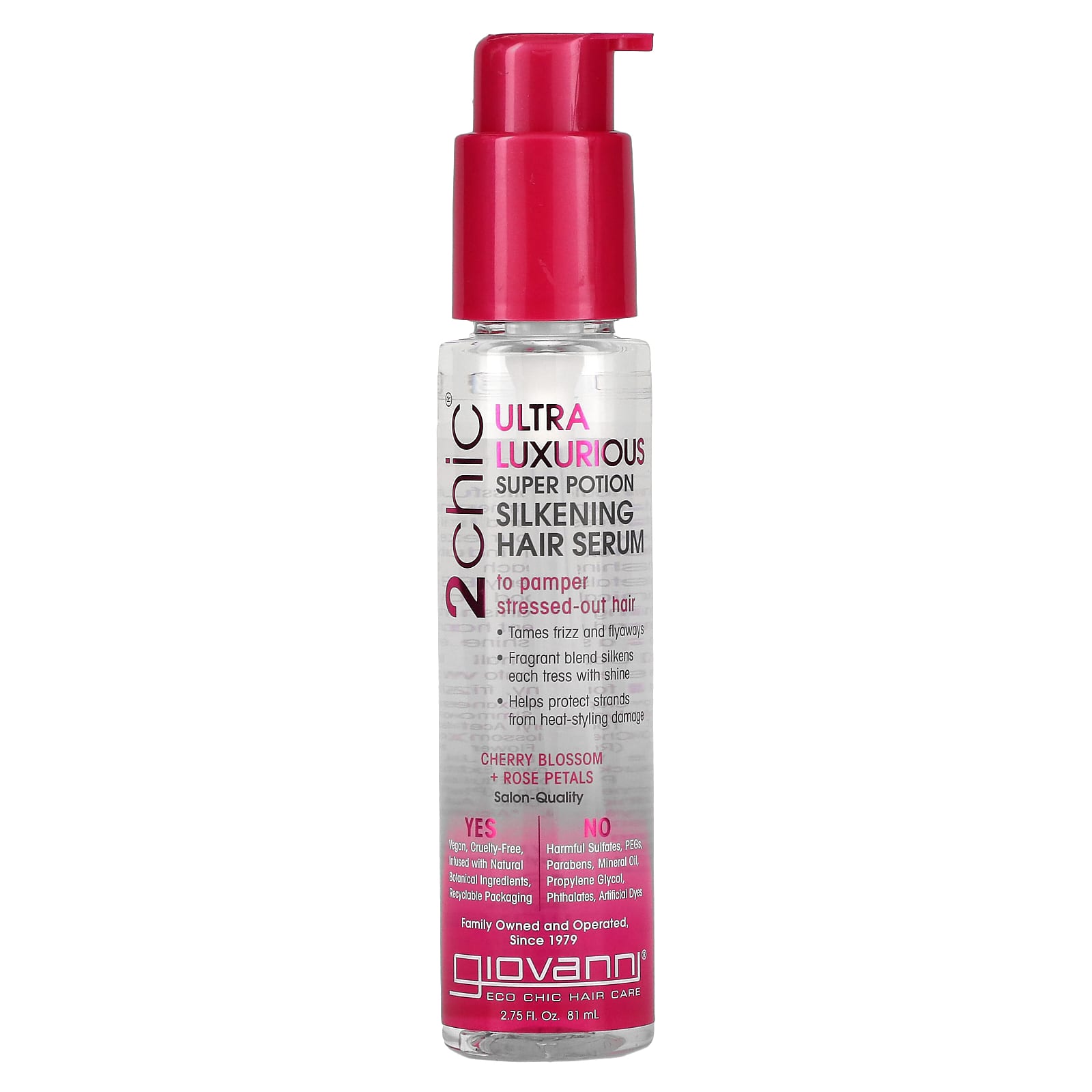 2chic, Ultra-Luxurious Super Potion Silkening Hair Serum, Cherry 