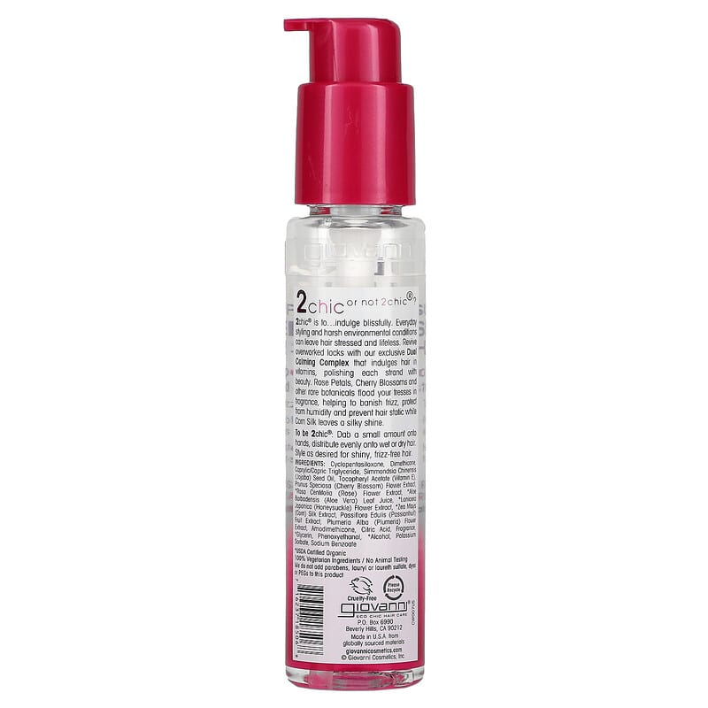 2chic, Ultra-Luxurious Super Potion Silkening Hair Serum, Cherry 