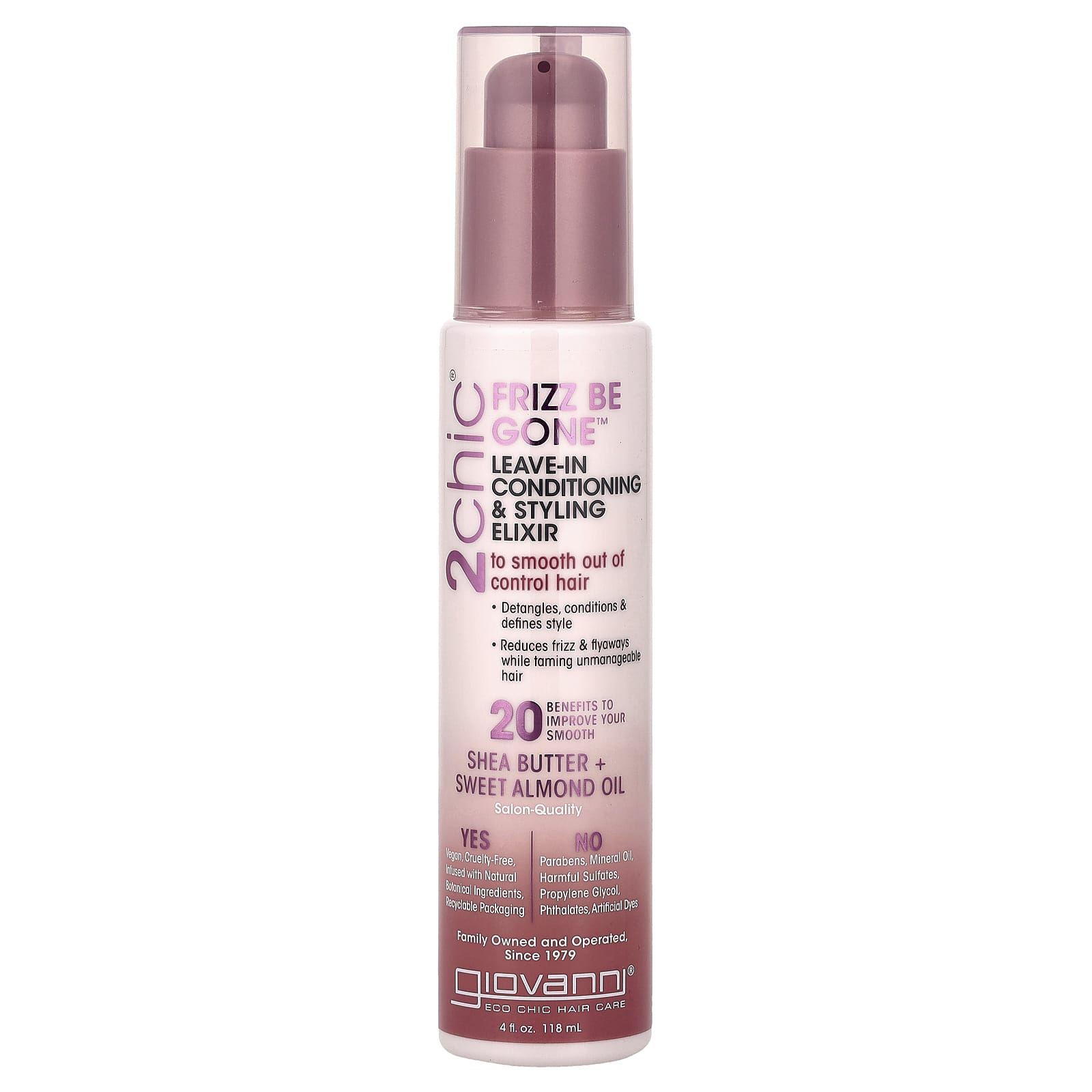 2chic®, Frizz Be Gone™, Leave-In Conditioning & Styling Elixir