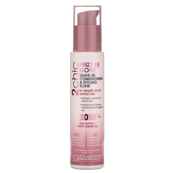 Giovanni, 2chic, Frizz Be Gone LeaveIn Conditioning & Styling Elixir