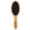 Bamboo Oval Hairbrush, ovale Bambus-Haarbürste, 1 Bürste