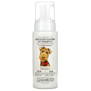 Giovanni, Professional Pet Care, Wasserlos schäumendes Haustier-Shampoo, Haferflocken und Kokosnuss, 236 ml (8 fl. oz.)