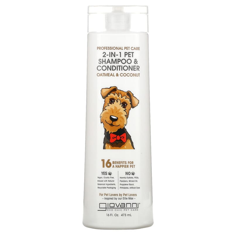 Good boy 2 in 1 dog deals shampoo and conditioner oatmeal and coconut oil