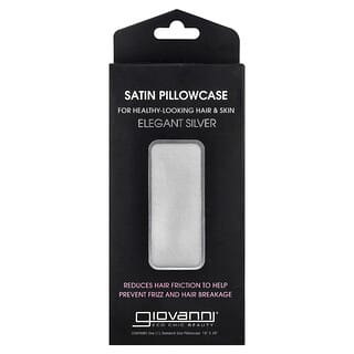 Giovanni, 缎面枕头套，雅致银，1 个