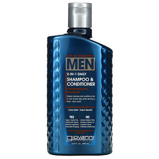 Art Of Giovanni, Men 2-in-1 Daily Shampoo & Conditioner mit Ginseng und Eukalyptus, 499 ml (16,9 fl. oz.)