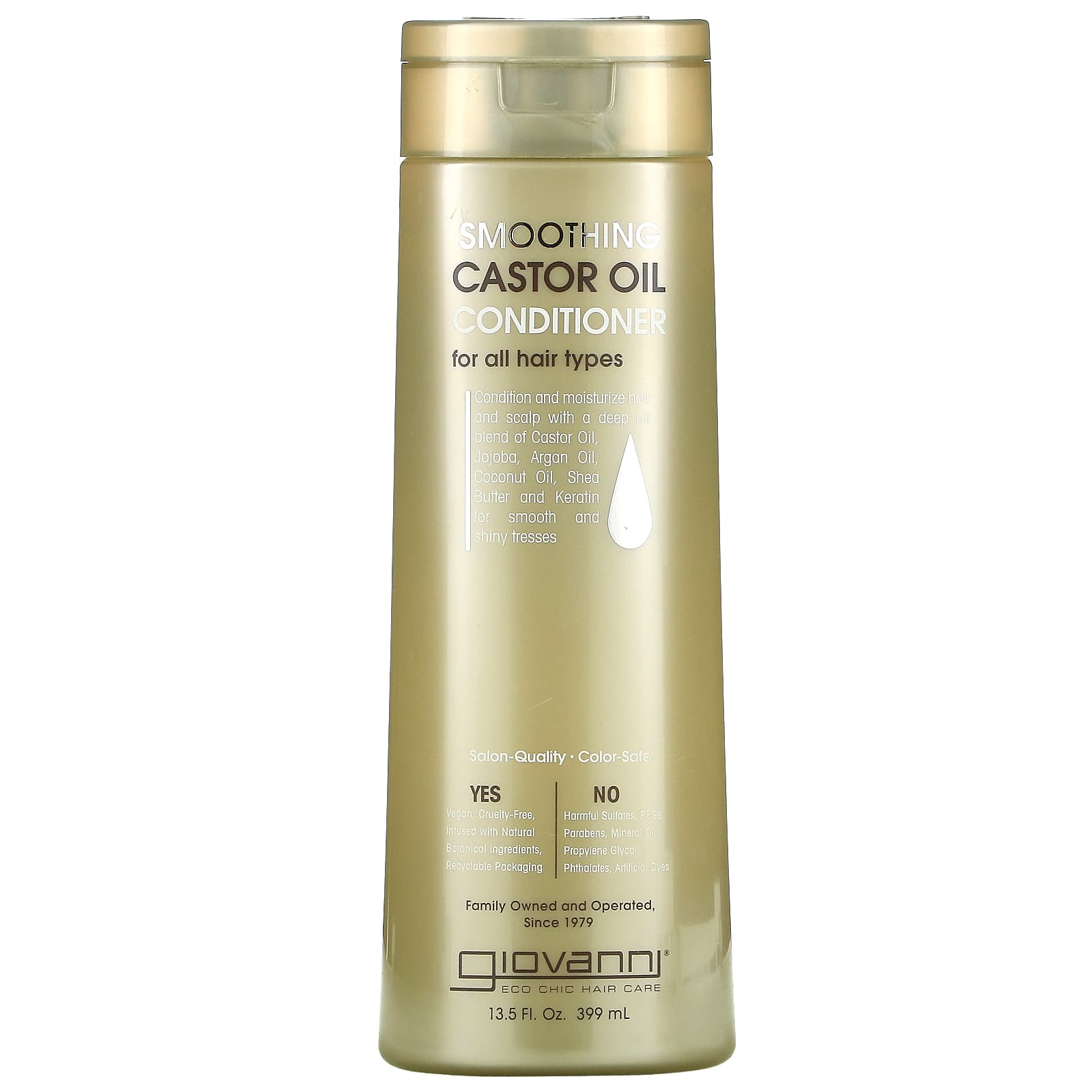 Giovanni, Smoothing Castor Oil Conditioner, For All Hair Types,  fl oz  (399 ml)