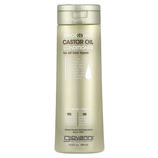 Giovanni, Condicionador Suavizante de Óleo de Rícino, Para Todos os Tipos de Cabelo, 399 ml (13,5 fl oz)