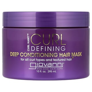 Giovanni, Curl Habit™, Curl Defining Deep Conditioning Hair Mask, lockende, pflegende Haarmaske, für alle Lockentypen und strukturiertes Haar, 295 ml (10 fl. oz.)