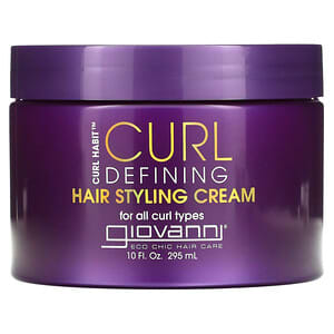 Giovanni, Curl Habit, Curl Defining Hair Styling Cream, For All Curl Types, 10 fl oz (295 ml)