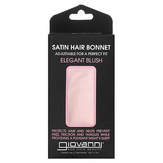 Giovanni, Satin Hair Bonnet, Elegant Blush, 1 Hair Bonnet