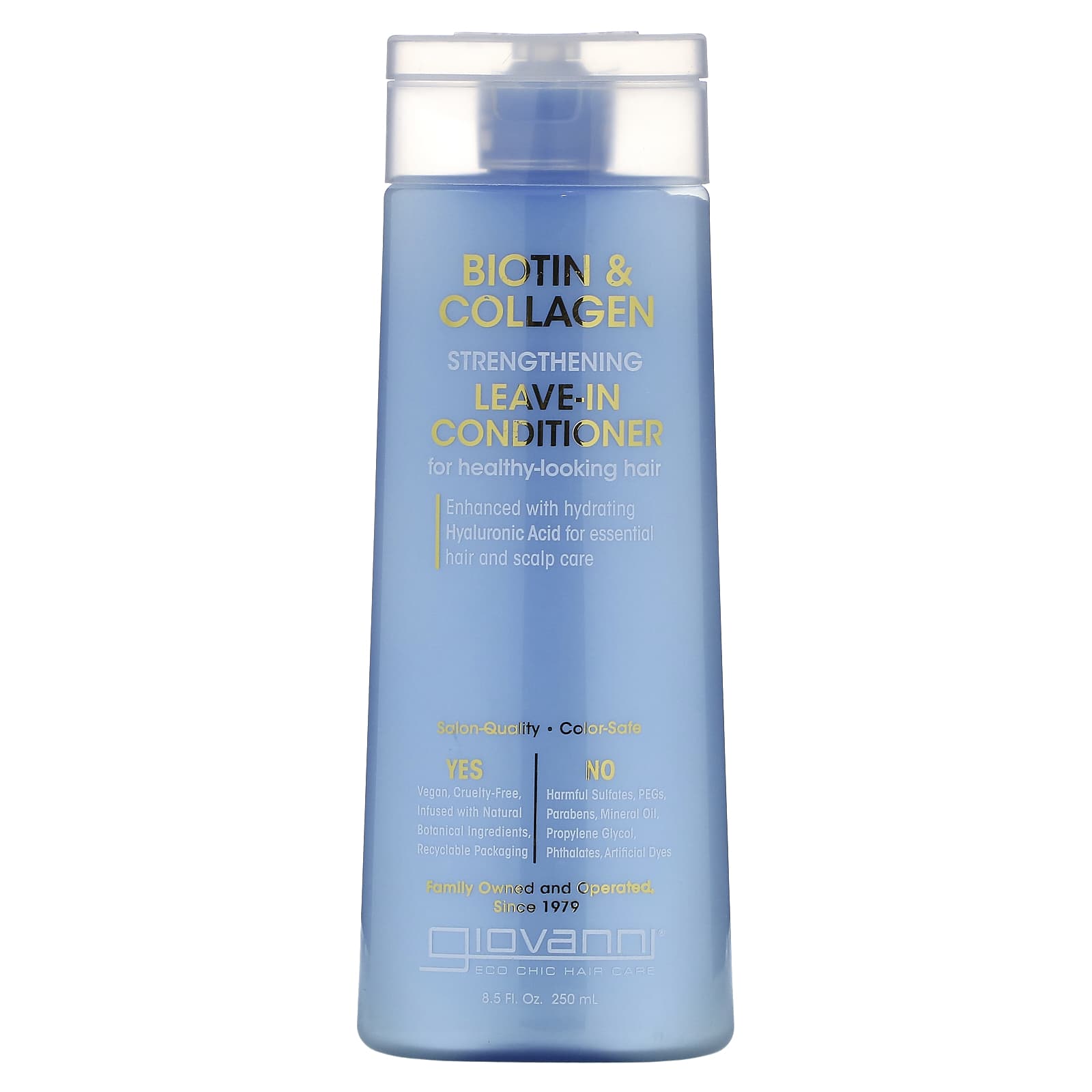 Giovanni, Biotin & Collagen Strengthening LeaveIn Conditioner, 8.5 fl