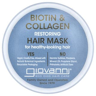 Giovanni, Biotin & Collagen Restoring Hair Mask, regenerierende Biotin- und Kollagen-Haarmaske, 295 ml (10 fl. oz.)
