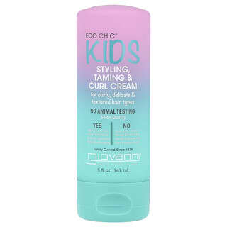 Giovanni, Eco Chic® Kids, Styling, Taming & Curl Cream, Styling-, Bändigungs- und Locken-Creme für Kinder, 147 ml (5 fl. oz.)