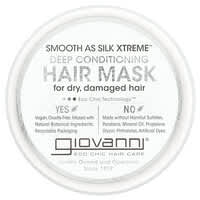 Giovanni, Smooth As Silk Xtreme™（スムーズ アズ シルク エクストリーム）、ディープコンディショニング ヘアマスク、295ml（10液量オンス）