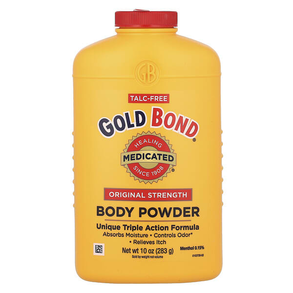 Gold Bond, Body Powder, Unique Triple Action Formula, Original Strength, 10 oz (283 g)