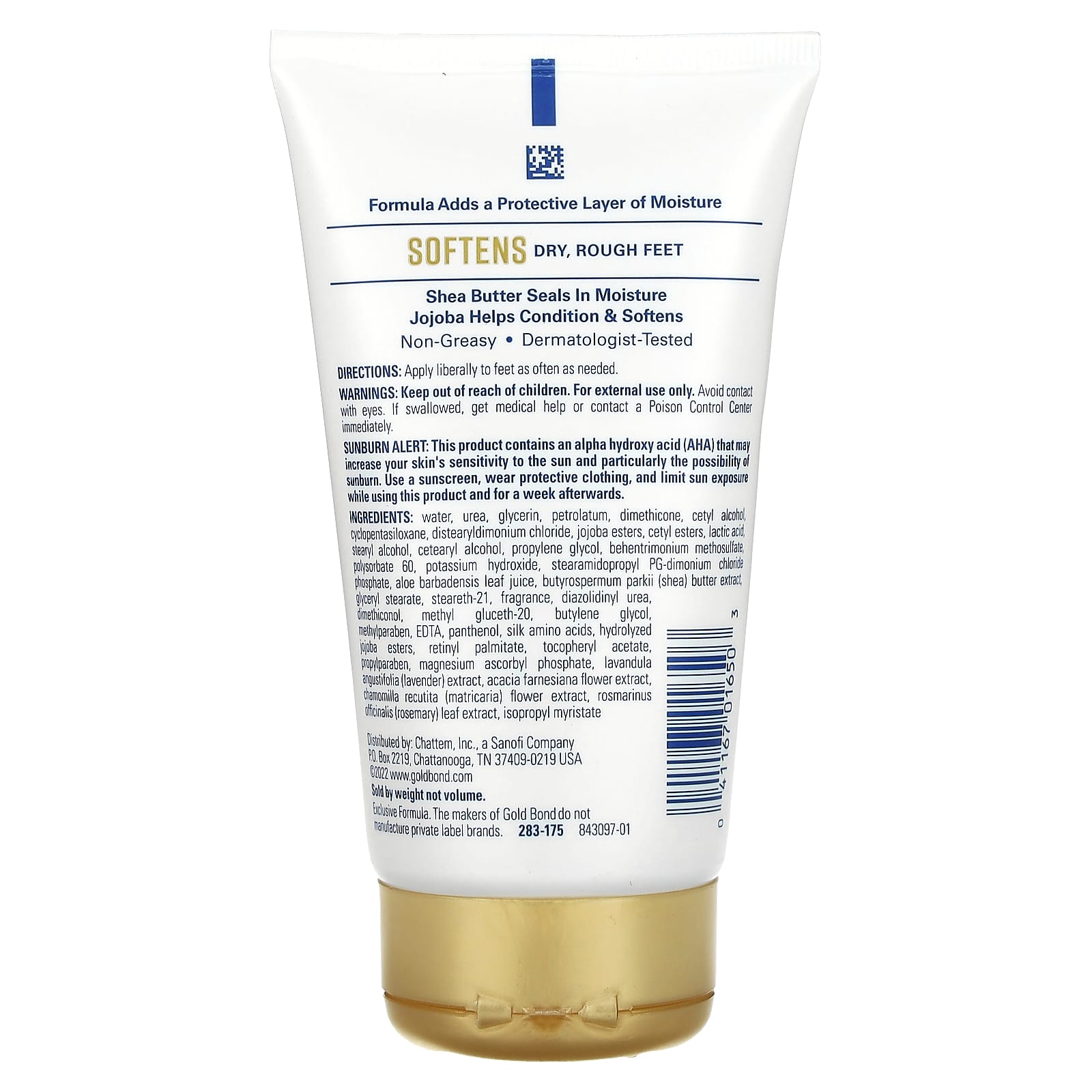 Gold Bond, Softening Hydrating Foot Cream, 4 oz (113 g)