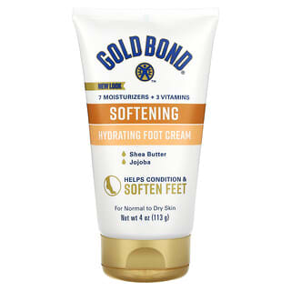 Gold Bond, Crème hydratante et adoucissante pour les pieds, 113 g