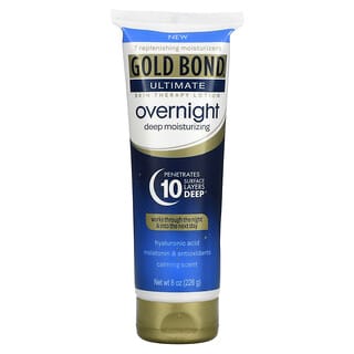Gold Bond, Ultimate, Loción para la terapia de la piel, Humectación profunda durante la noche, 226 g (8 oz)