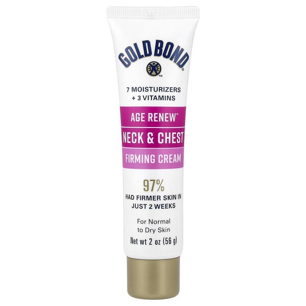 Gold Bond, Age Renew™, Neck & Chest Firming Cream, For Normal to Dry Skin, Fragrance Free, 2 oz (56 