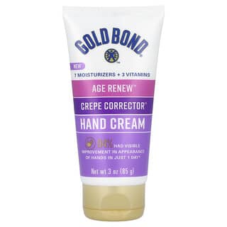 Gold Bond, Age Renew, Crepe Corrector Hand Cream, knittrige Handcreme, 85 g (3 oz.)