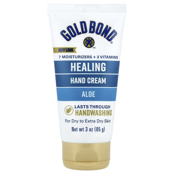 Gold Bond, Healing Hand Cream, For Dry To Extra Dry Skin, Aloe, 3 oz (85 g)