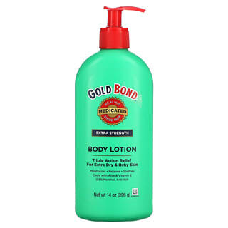 Gold Bond, Body Lotion, Triple Action Relief, extra stark, 396 g (14 oz.)