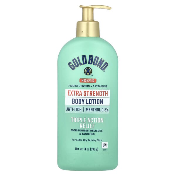 Gold Bond, Lotion médicamenteuse pour le corps, Soulagement triple action, 396 g