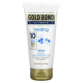 Gold Bond, Ultimate, Lotion thérapeutique pour la peau Healing, Aloès, 155 g
