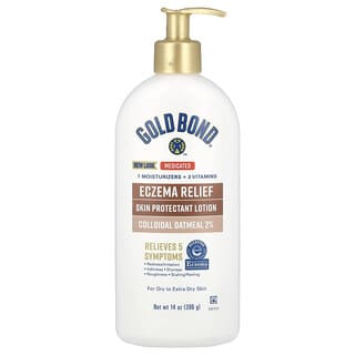 Gold Bond, Medicated, Eczema Relief Skin Protectant Lotion, 14 oz (396 g)