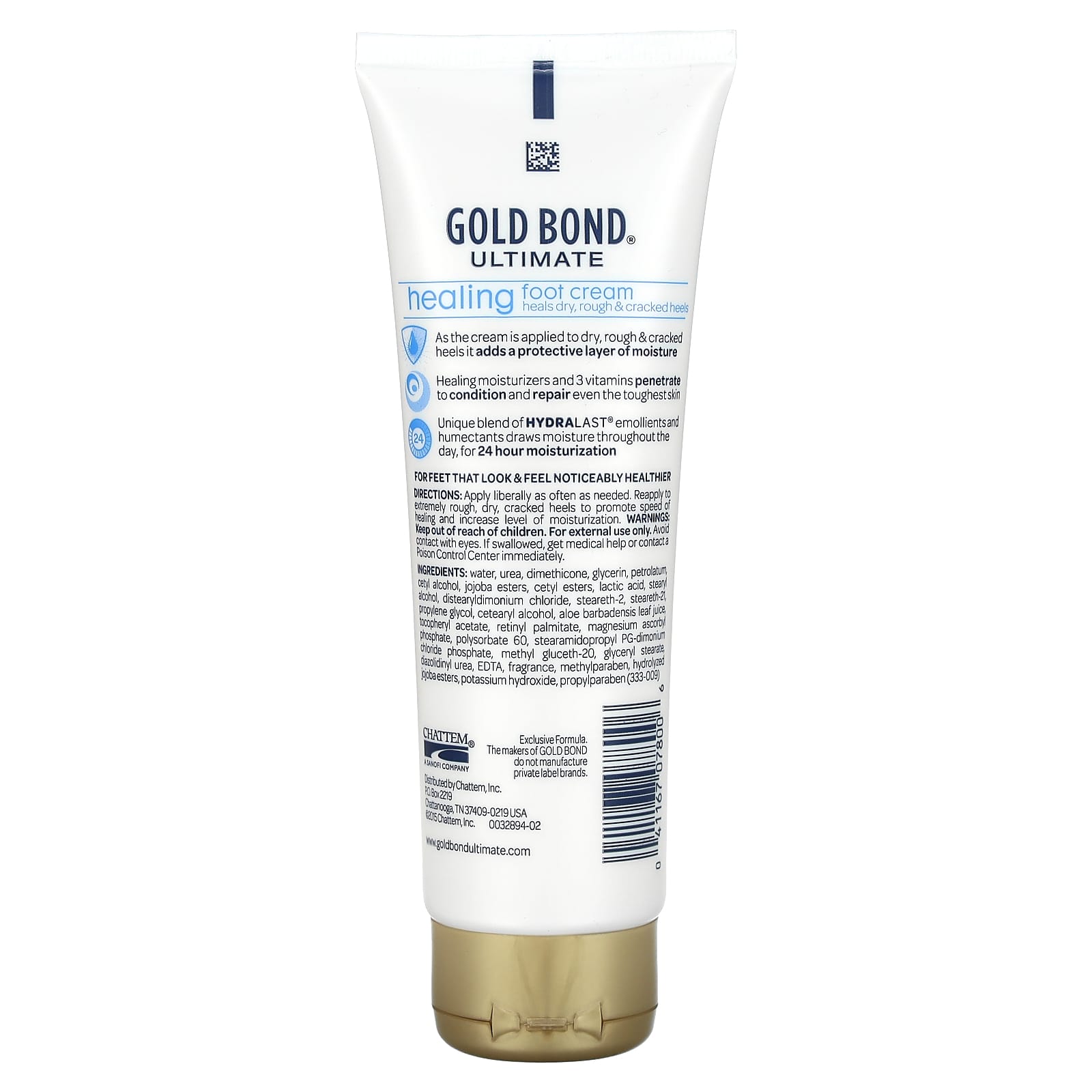 Gold Bond, Ultimate Healing Foot Cream, Aloe, Fresh Clean, 4 oz (113 g)
