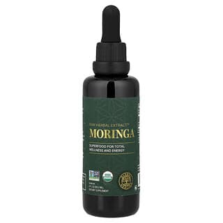 Global Healing, Raw Herbal Extract™, моринга, 59,2 ml (2 fl oz)