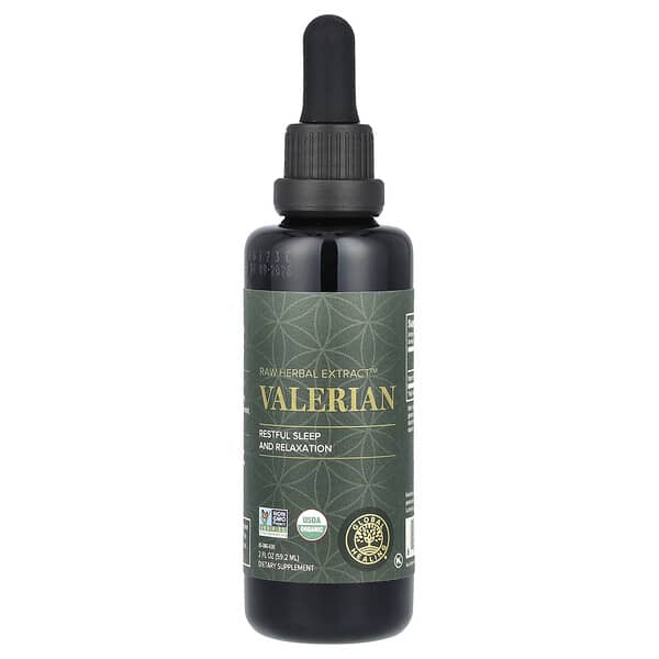 Raw Herbal Extract, Valerian, 2 fl oz (59.2 ml)