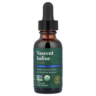 Global Healing, Detoxadine, новый йод, 29,6 мл (1 жидк. унция)