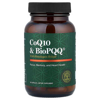 Global Healing, CoQ10 & BioPQQ with Himalayan Shilajit, 60 Capsules