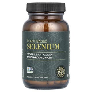 Global Healing, Plant-Based Selenium, pflanzliches Selen, 60 Kapseln