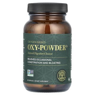 Global Healing, Oxy-Powder, натуральний засіб для очищення травної системи, 60 капсул