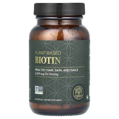 Global Healing, Plant-Based Biovitamins, 2500 mcg, 60 Capsules
