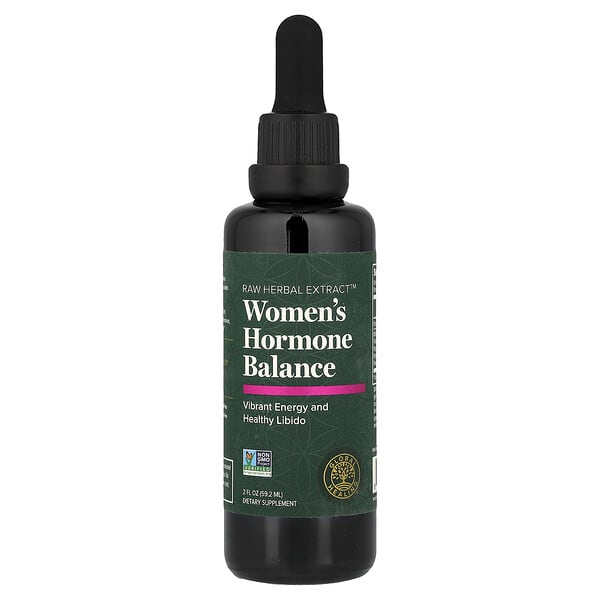 Global Healing, 未加工草本提取物，女性荷爾蒙平衡，2 液量盎司（59.2 毫升）