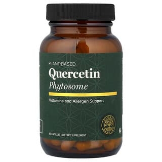Global Healing, Quercetina à Base de Plantas, 60 Cápsulas (250 mg por Cápsula)
